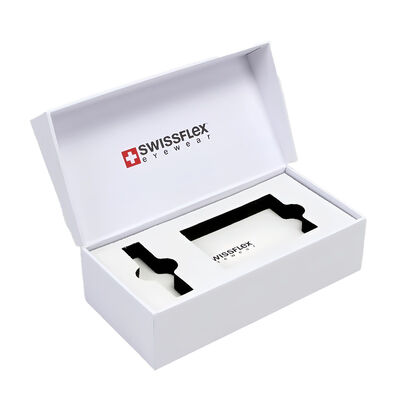 Witkaart horloge cadeau doos Hot Stamping logo waterdicht met EVA binnenin